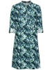 Camel Active Schlupfkleid mit langen Krempelärmeln in Blau-Grün