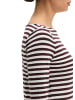 Marc O'Polo Gestreiftes Longsleeve regular in Dark Red