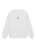 F4NT4STIC Sweatshirt Knut und Jan Scribble Logo in off-white