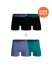 Muchachomalo 4er-Set: Boxershort in Mehrfarbig - für Herren