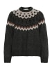 InWear TeylorIW Fair Isle pullover Relaxed fit in Dark Grey Fair Isle