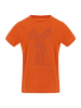elkline T-Shirt Rudölfchen Kult Elch in darkorange - rust orange