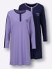 WITT WEIDEN Sleepshirts in marine + lavendel