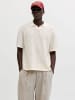 Jack & Jones Gestricktes Polo in Sea Salt 1