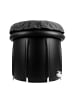 React Eisbad Tonne in Schwarz 80x73x80cm