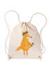 Mr. & Mrs. Panda Gym Bag Fuchs Blumen ohne Spruch in Creme