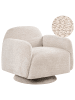 Beliani Sessel AAPUA in Beige - (W) 82 x (H) 74 x (L) 72 cm