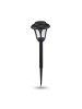 relaxdays 4 x Solarlampe in Schwarz
