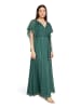 Vera Mont Abendkleid im Glitzer-Look in Green/Grey