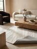KADIMA DESIGN Teppich Wolle Handgetuftet CARVE Abstrakt Wohnzimmer Modern Wohnlich in Natur