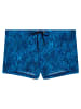 HOM Badeshorts Swim Shorts Panarea in blue print