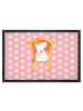 Mr. & Mrs. Panda Schmutzfangmatte Einhorn Prinzessin ohne Spruch in Rot Pastell