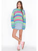 myMo Sweater in blue multicolor