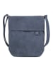 Zwei Mademoiselle.M Schultertasche 31 cm nubuk blue