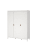 ebuy24 Kleiderschrank Madrid Weiß 150 x 59 cm