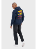 OLDSKULL Hoodie Wrldvibe Aloha Legend Graphic in Navy Blue