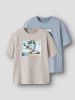 name it T-Shirt in Blue Fog