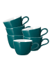 Seltmann Weiden 6er Set Kaffeetassen Life Fashion 240 ml in Trendy Petrol