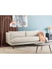 Beliani 3-Sitzer Sofa JARPEN in Beige/Braun - (W) 214 x (H) 72 x (L) 93 cm