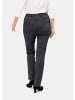 GOLDNER Bequeme Jeansschlupfhose mit Dehnbund in anthrazit