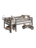 58 aufm Kessel KOJENBETT Karolina 208x83x105 aus Massivholz in Grau