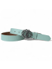 FRONHOFER Damengürtel Blumenschnalle in Pistazie