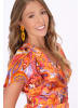 IZIA Women Dress in orange