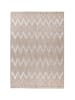 Kayoom Kurzflor Teppich Sarai 225 in beige - rechteckig