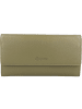 Esquire Peru Geldbörse RFID Leder 18,5 cm in olive