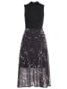 Laura Scott Abendkleid in schwarz-taupe-brdx