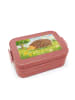 Mr. & Mrs. Panda Bento Box Igel Herzen Design ohne Spruch in Rot Pastell