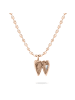 LIEBESKIND BERLIN Halskette Open Heart Amulet in roségold