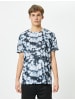 KOTON T-shirt in Schwarz Gemustert