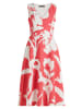 Vera Mont Cocktailkleid mit Blumenprint in Red/White