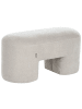 Beliani Pouf DECORAH in Beige - (W) 88 x (H) 46 x (L) 39 cm