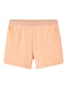 name it Stoff Shorts Kurze Hose mit Strick Tasche NKFFIDDA in Orange