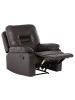 Beliani Fernsehsessel BERGEN in Braun - (W) 85 x (H) 101 x (L) 74 cm