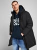 Jack & Jones Hoodie mit Logo Print JJECORP Kapuzen Pullover in Navy