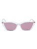 Skechers Frauen Sonnenbrille Katzenauge Transparent