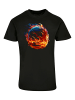 F4NT4STIC T-Shirt Basketball On Fire Sport  UNISEX in schwarz