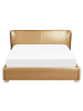 Beliani Doppelbett PARIS in Gold/Silber - (W) 195 x (H) 83 x (L) 228 cm