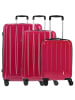 Check.In London 2.0 Trolley-Set 3tlg. in beere