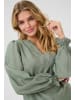 Kaffe Langarm-Bluse KAmariana Regular fit in Oil Green