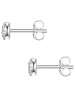 Glanzstücke München Ohrstecker aus Sterling Silber mit Zirkonia in silber