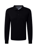 Pierre Cardin Langarmshirt in Schwarz