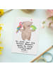 Mr. & Mrs. Panda Postkarte Tierpfleger Herz mit Spruch in Weiß