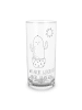 Mr. & Mrs. Panda Blümchentailglas Kaktus Sonne mit Spruch in Transparent