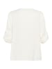 Kaffe Langarm-Bluse KAmalle Loose fit in Chalk