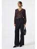 Garcia Chiffonbluse für Damen in schwarz
