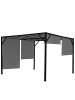 MCW Pergola Beja mit Schiebedach, 4x4m